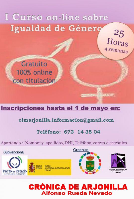 I CURSO ON-LINE SOBRE IGUALDAD DE GÉNERO - Crónica de Arjonilla